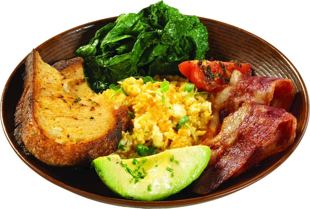 Flora Breakfast Plate