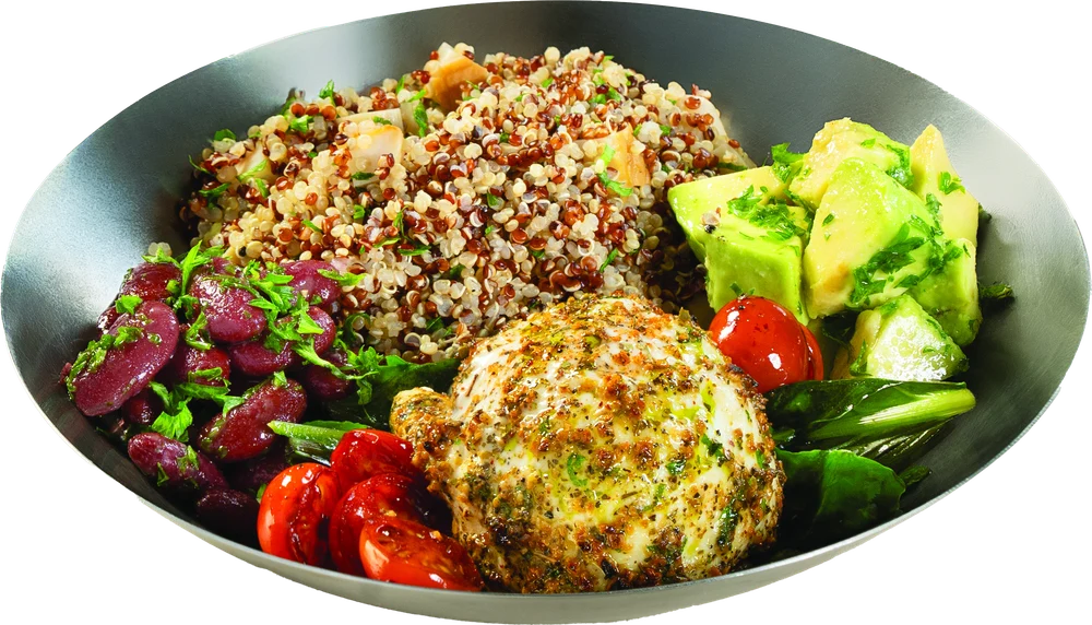 Fresh Mozzarella Quinoa Bowl